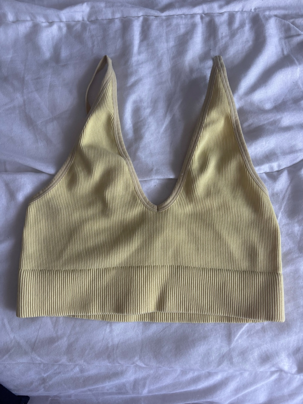 Ribbed V-Neck top